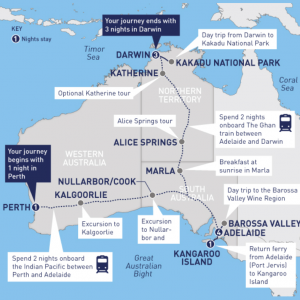 Perth to Darwin Rail Package from AUD$8,749