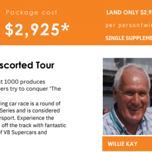 Best of Bathurst Escorted Tour 2025